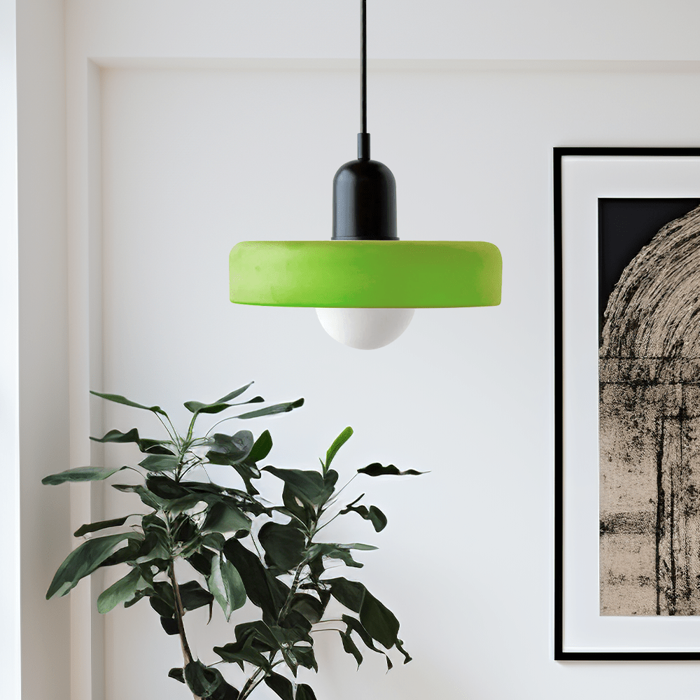 Solvanna – Suspension Bauhaus en verre coloré