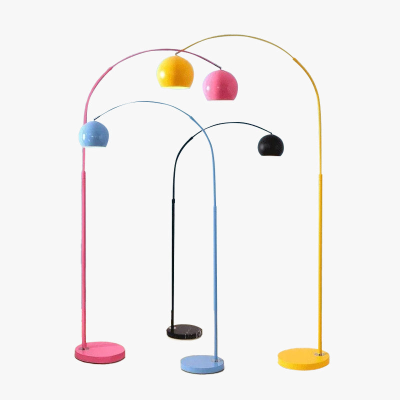Aria – Lampada da terra multicolore per soggiorno e camera da letto