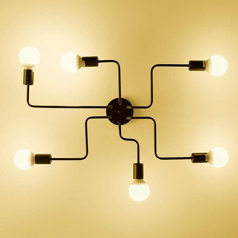 Inmora - Industrial Multi Arm Ceiling Lamp