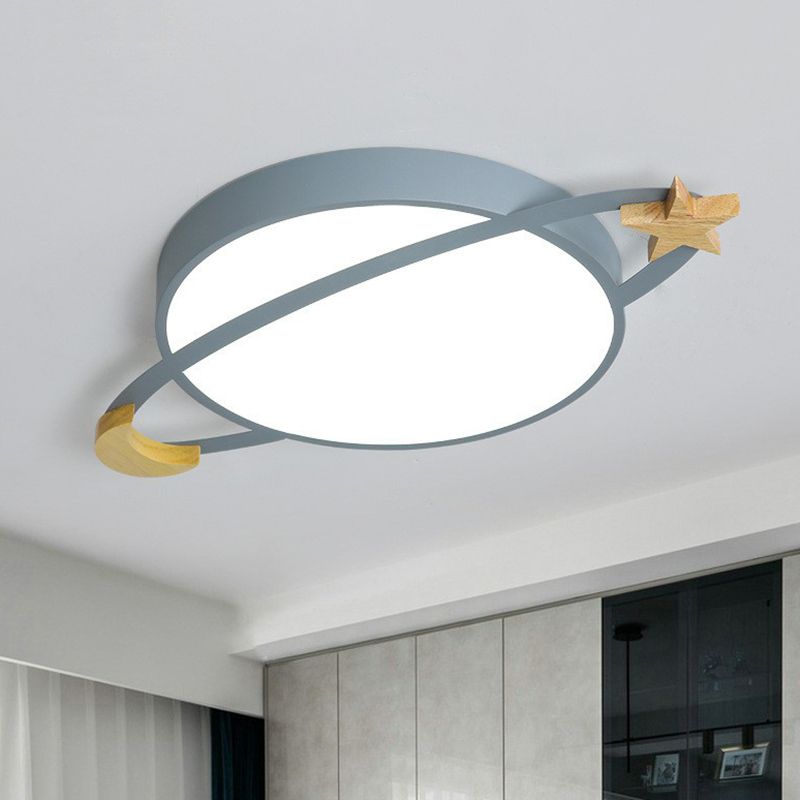 VirelIiade – Lampada da soffitto LED moderna in bianco/verde/grigio