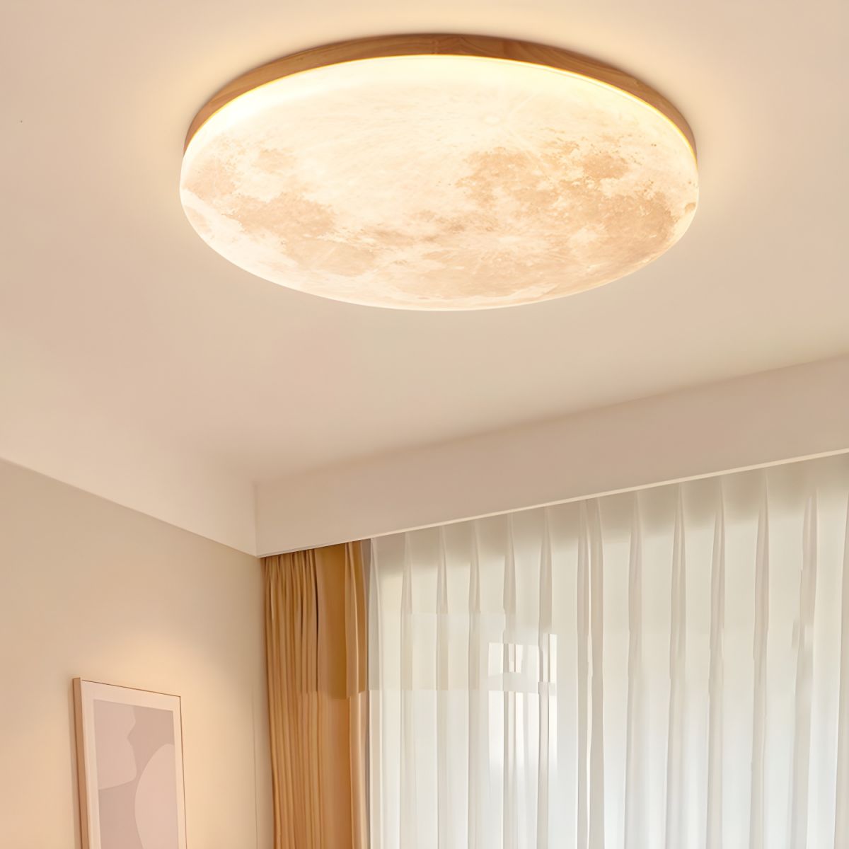 Oryna – Lampada da soffitto LED rotonda piatta