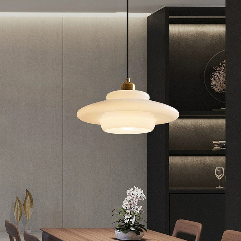 Lumioran - Lampada a sospensione in vetro minimalista nordica
