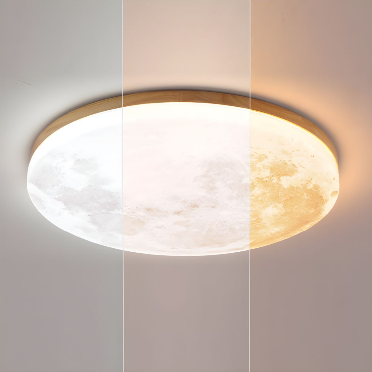 Oryna – Lampada da soffitto LED rotonda piatta