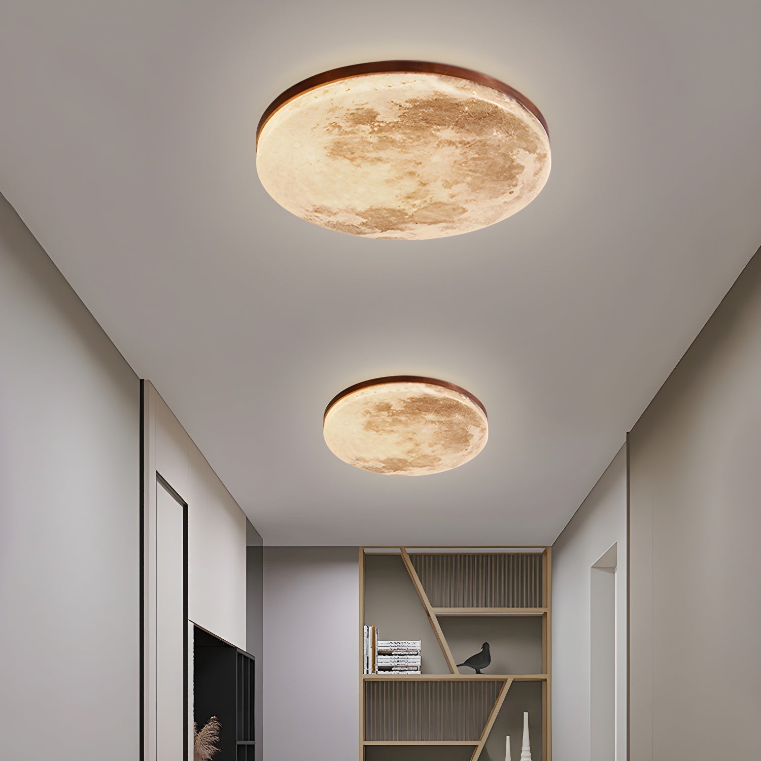 Oryna – Lampada da soffitto LED rotonda piatta