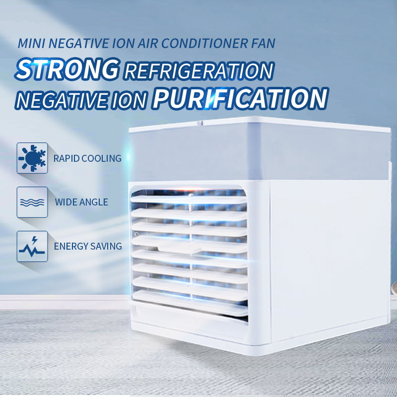 Mini refroidisseur d'air personnel évaporatif Ventilateur de bureau USB Humidificateur