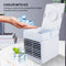 Mini refroidisseur d'air personnel évaporatif Ventilateur de bureau USB Humidificateur
