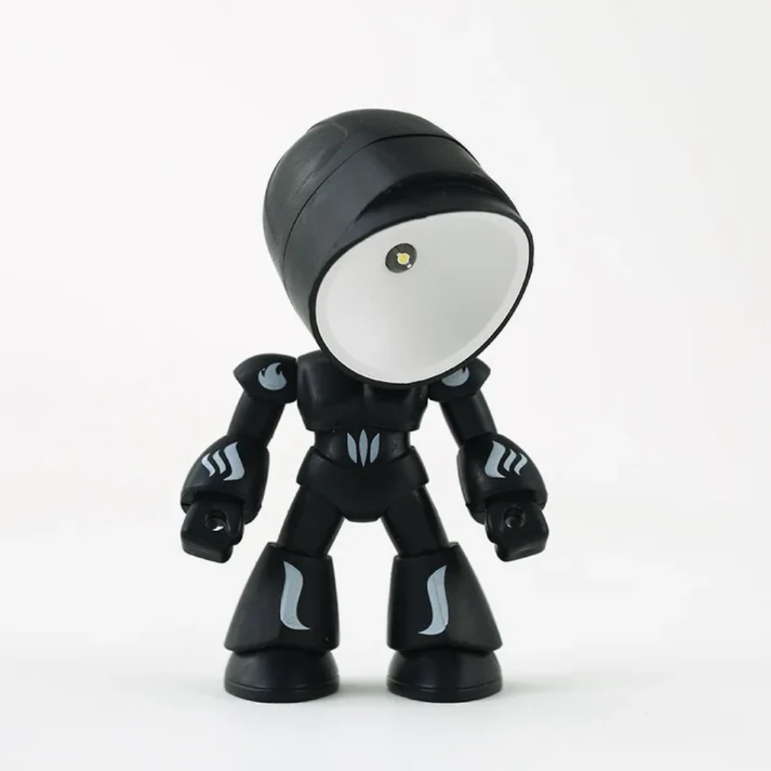 Novaryn – Lampada da tavolo LED moderna ispirata a robot 1 luce