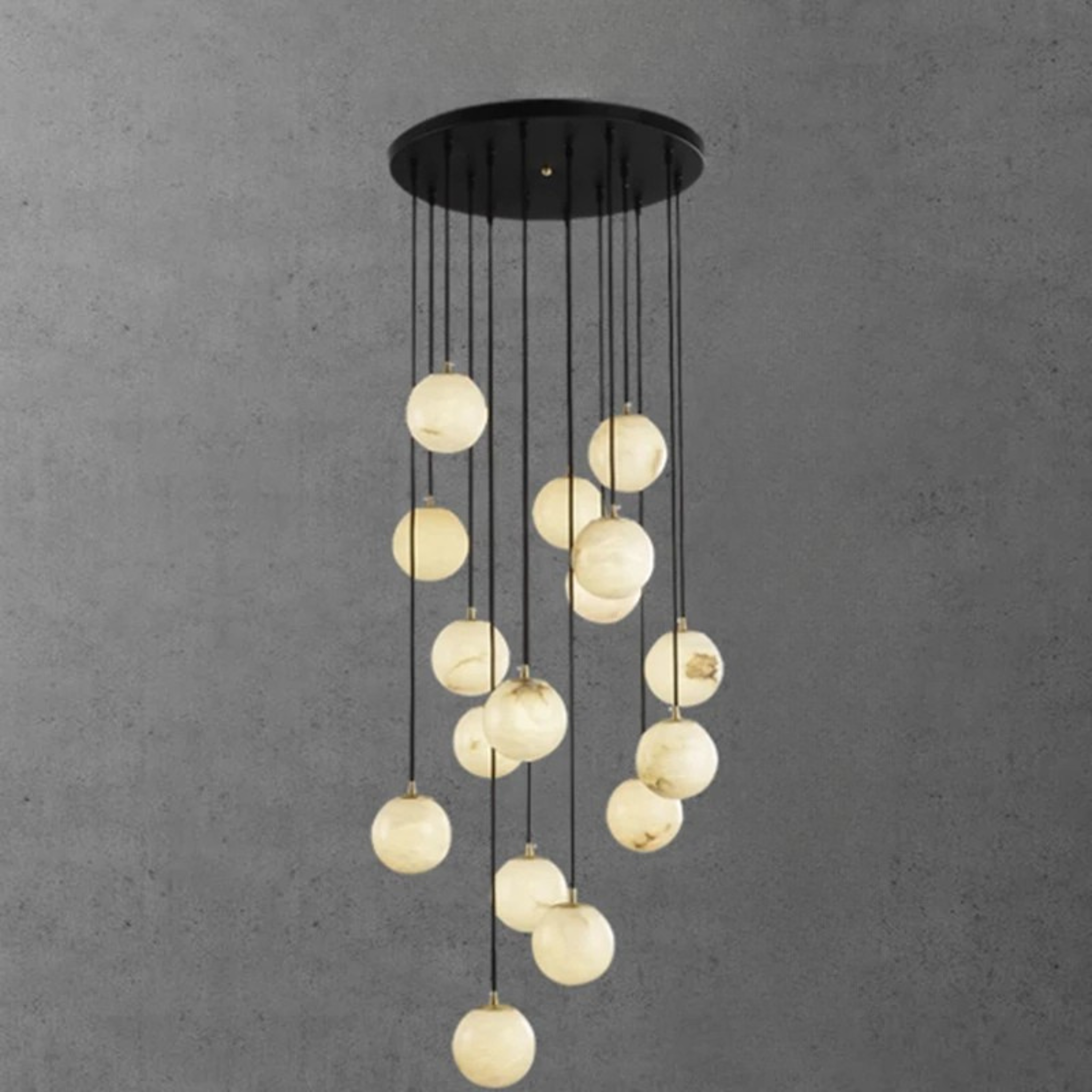 Travira - Lustre d’escalier LED moderne plafonnier