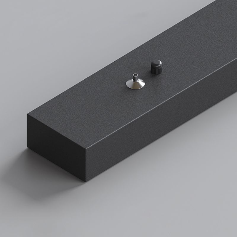Edgari - Lampada a sospensione lineare nero oro dimmerabile LED 90 cm