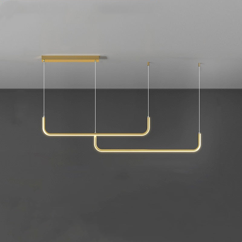 Elysian – Lampada a sospensione LED moderna in oro e nero