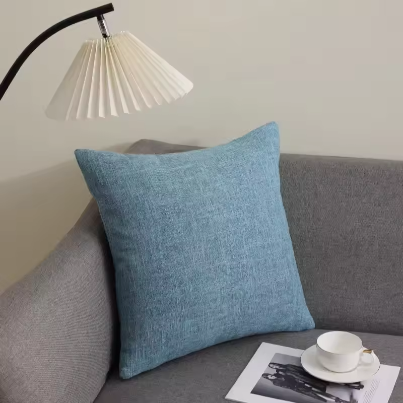 Square Cotton Linen Cushion Cover - Image 11