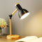 Lámpara de escritorio LED de madera nórdica