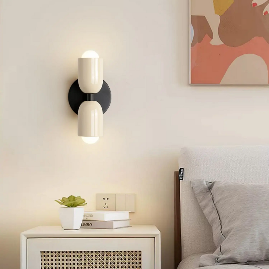 Modern Cylinder LED Wall Sconce Indoor Minimalist 2-Light - Image 2