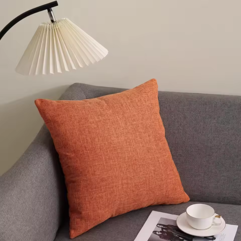 Square Cotton Linen Cushion Cover - Image 15
