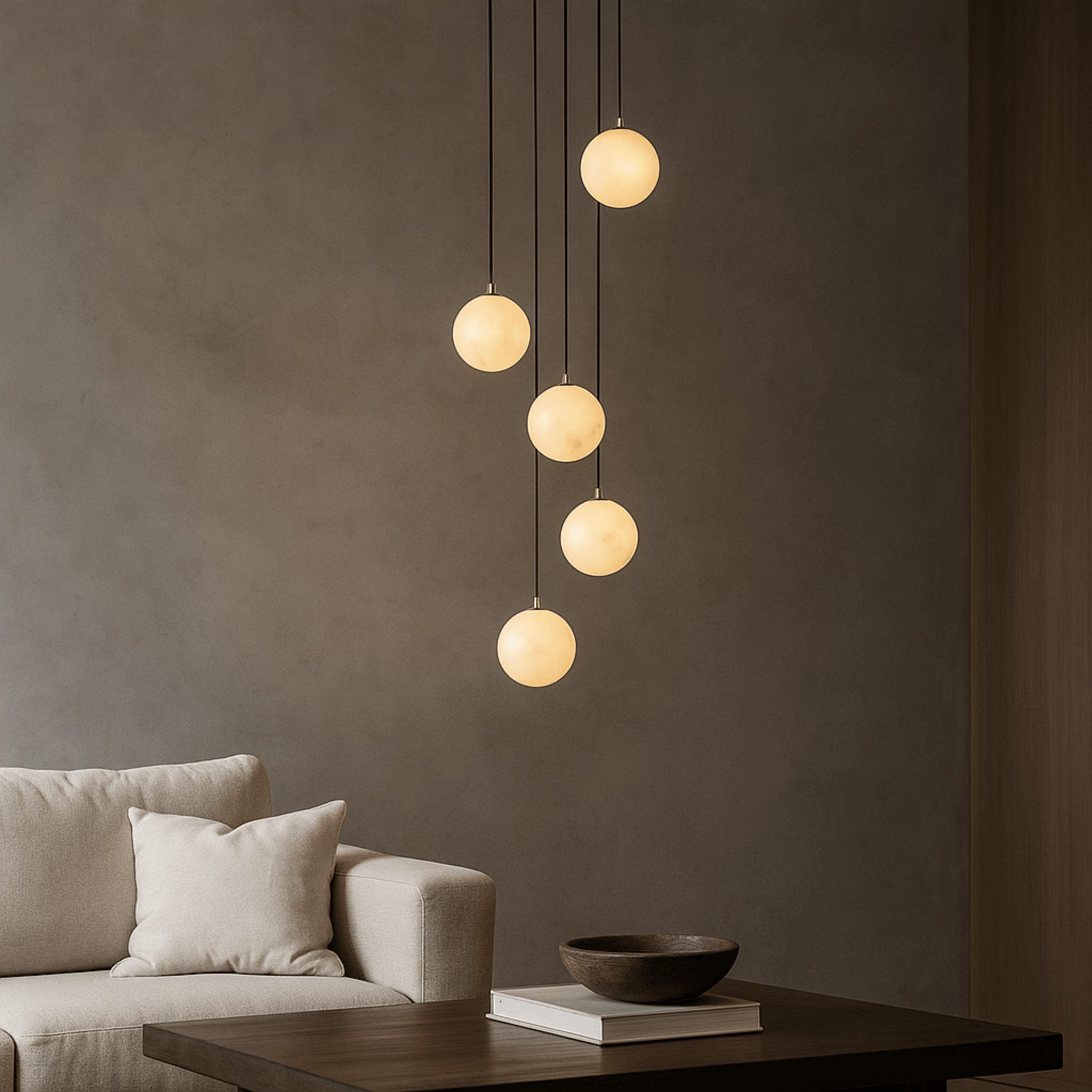 Travira - Lustre d’escalier LED moderne plafonnier