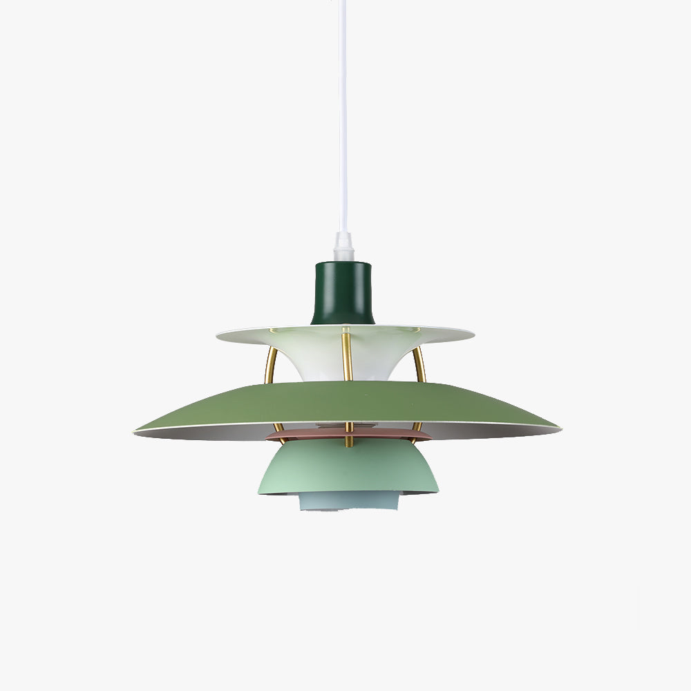 Allegra – Lampada a sospensione colorata con paralume macaron