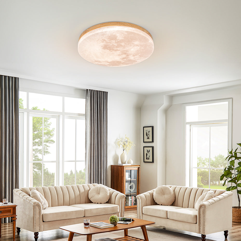 Oryna – Lampada da soffitto LED rotonda piatta