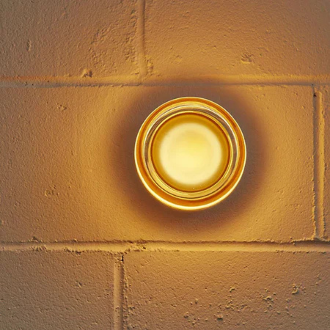 Round Glass LED Wall Sconce Modern Minimalist Hardwired - Image 19