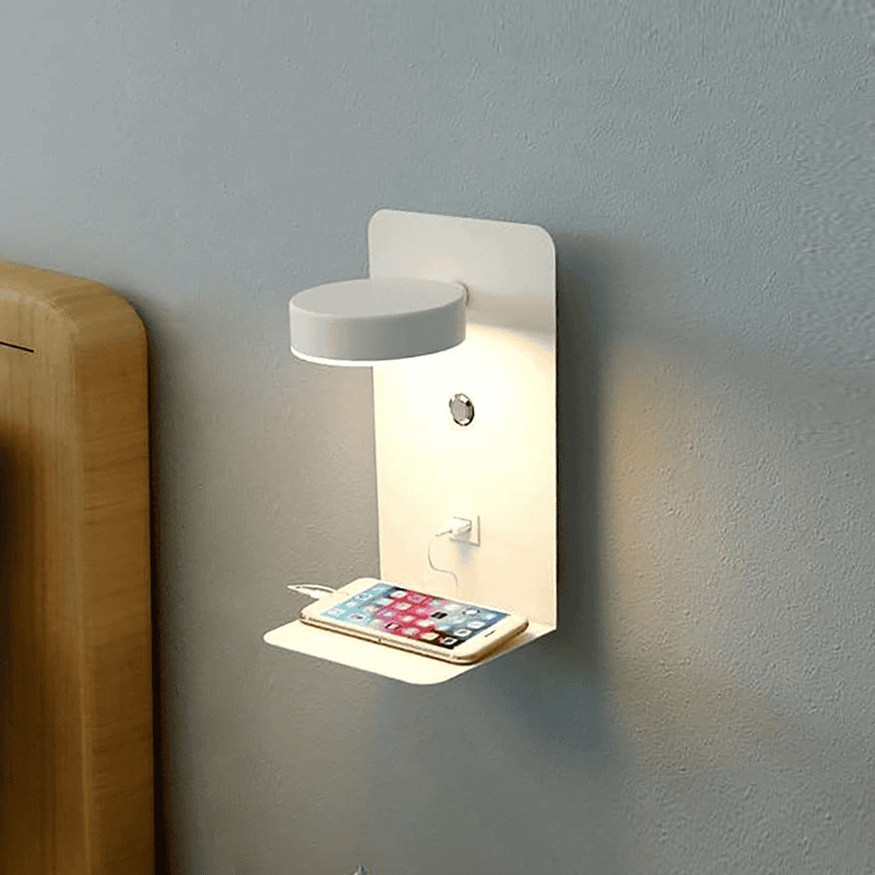 Velorow – Lampada da comodino con luce calda per comfort elegante