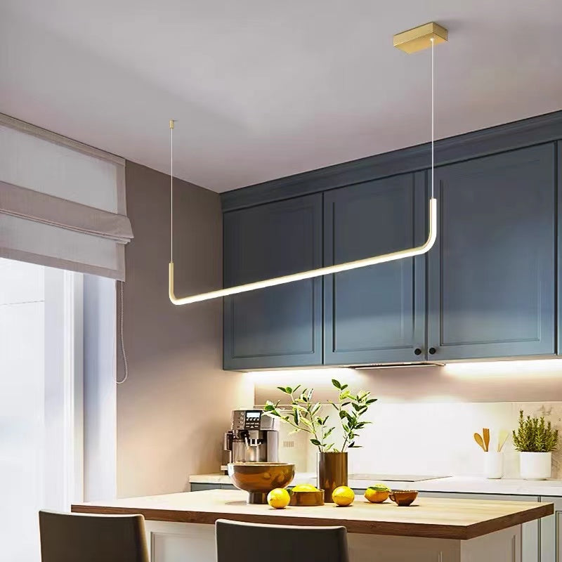 Elysian – Lampada a sospensione LED moderna in oro e nero