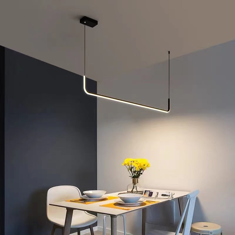 Elysian – Lampada a sospensione LED moderna in oro e nero