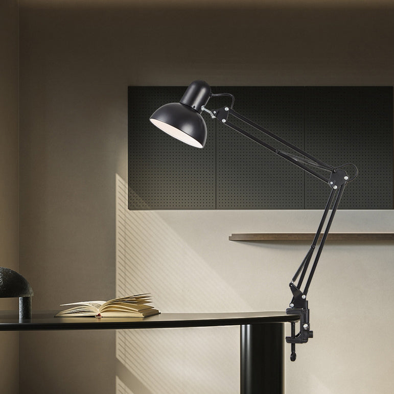 Almora – Lampada da tavolo LED in metallo regolabile con clip