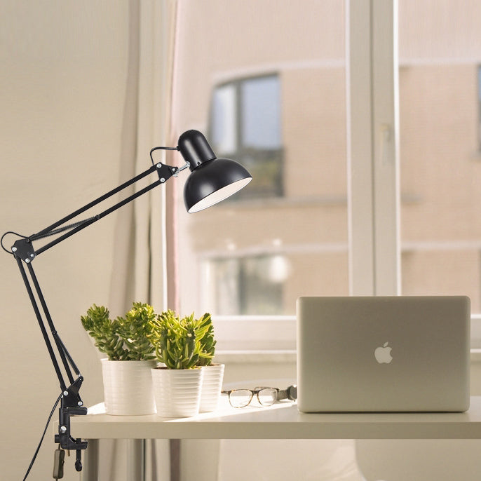 Almora – Lampada da tavolo LED in metallo regolabile con clip