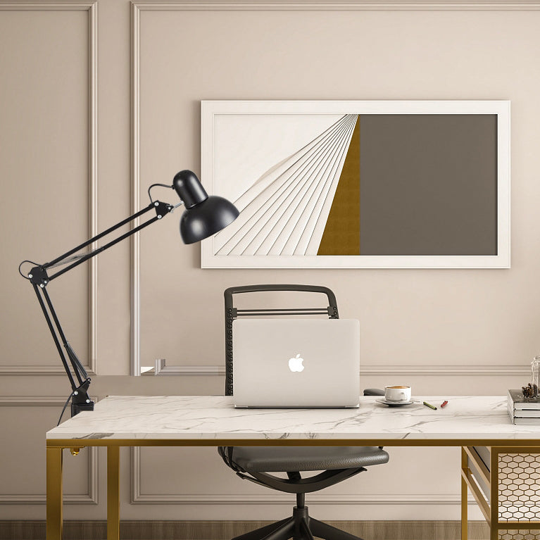 Almora – Lampada da tavolo LED in metallo regolabile con clip