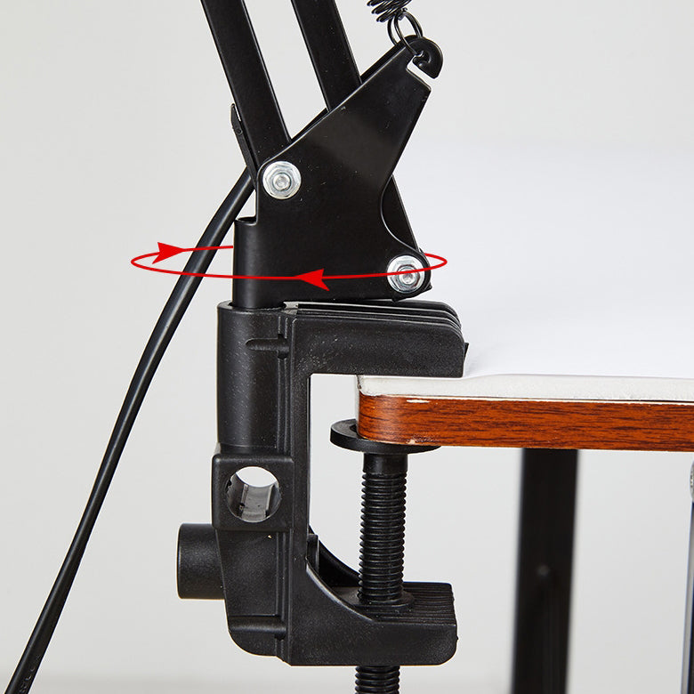 Almora – Lampada da tavolo LED in metallo regolabile con clip