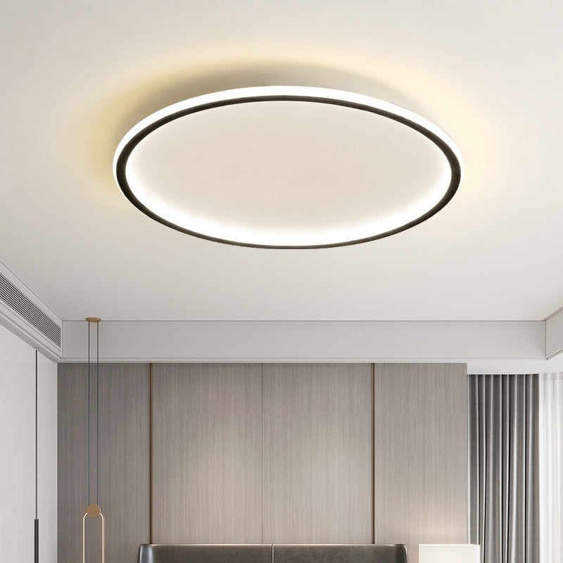 Scandinavian Round LED Flush Mount Ceiling Lamp - Image 6