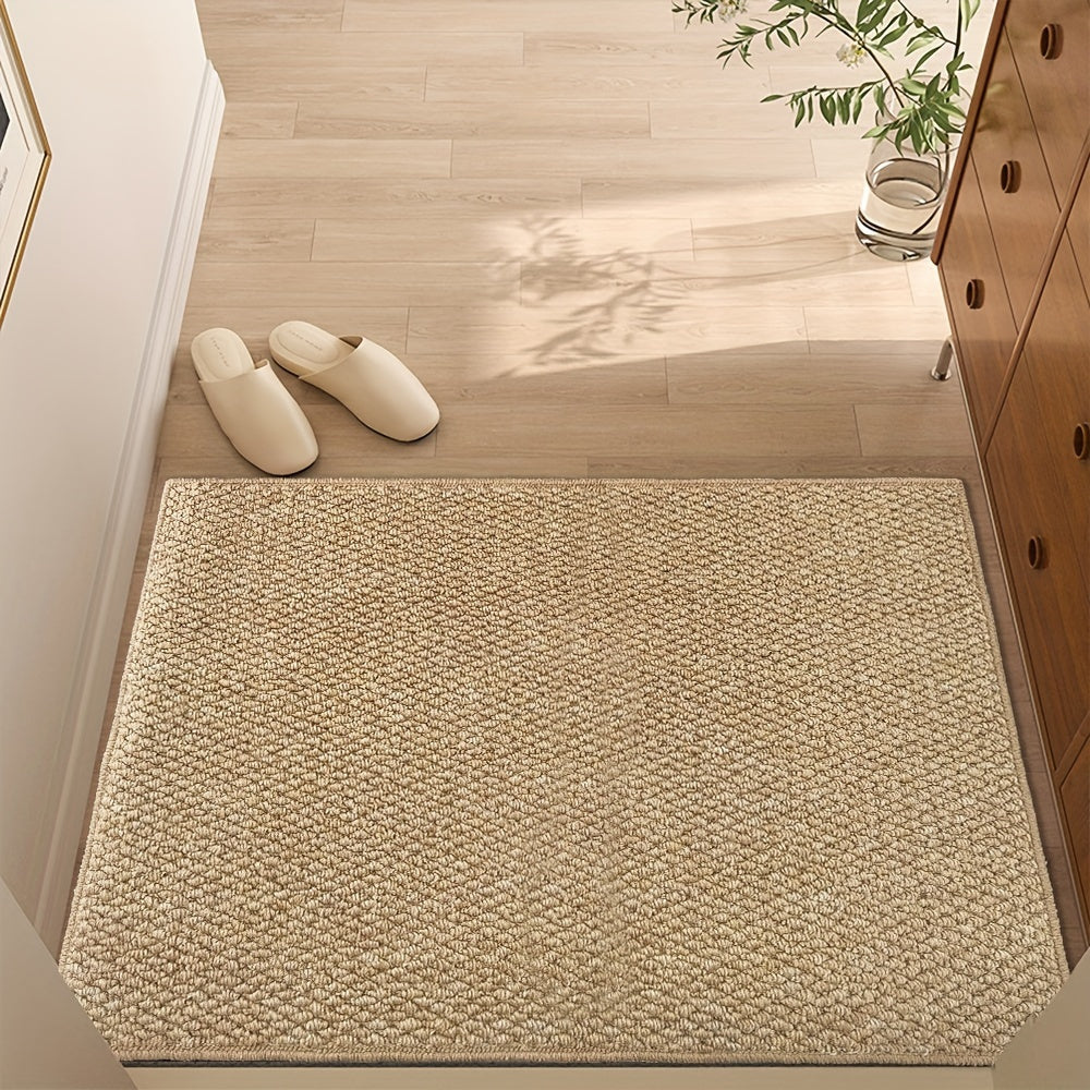 Viretti - Paillasson style jute doux absorbant facile à nettoyer intérieur extérieur