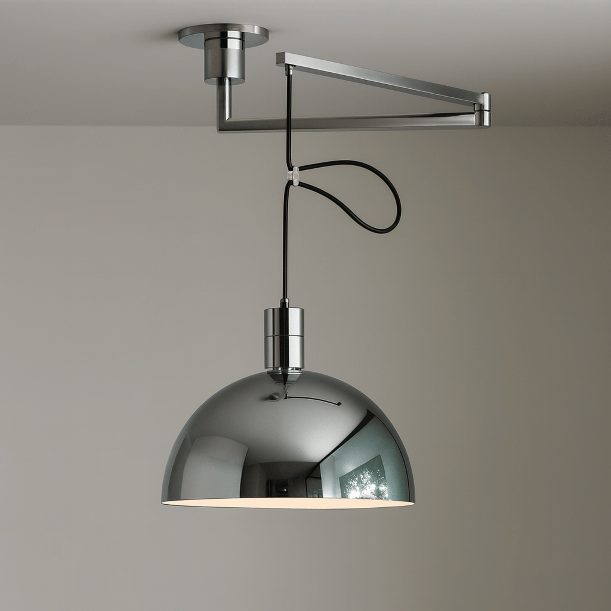 Nordlumea – Lampada a sospensione con braccio oscillante regolabile