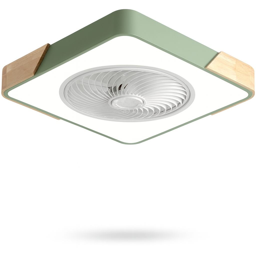 Cozara – Ventilatore da soffitto LED con telecomando per soggiorno