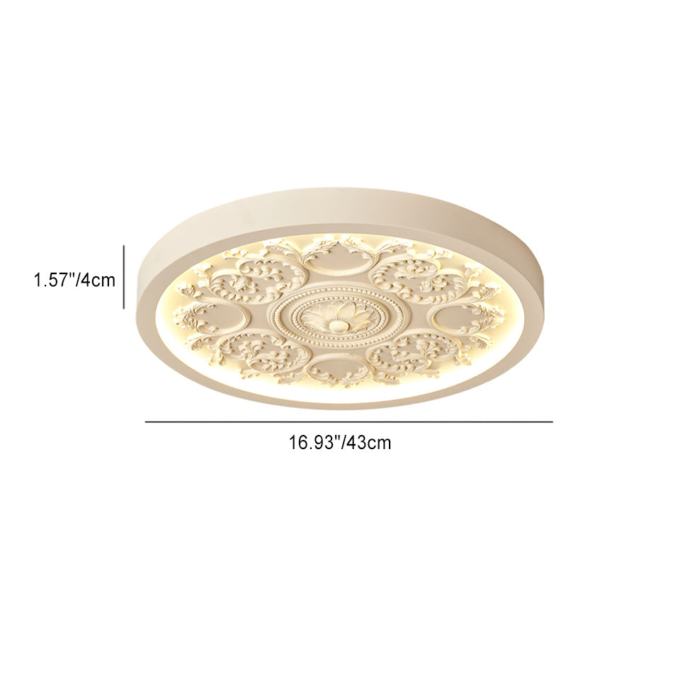Virelun - Plafonnier LED moderne minimaliste à montage affleurant