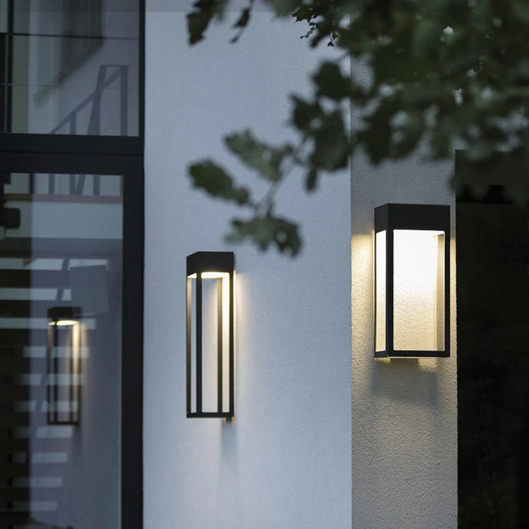 Modern LED Outdoor Wall Lamp Waterproof Dusk to Dawn