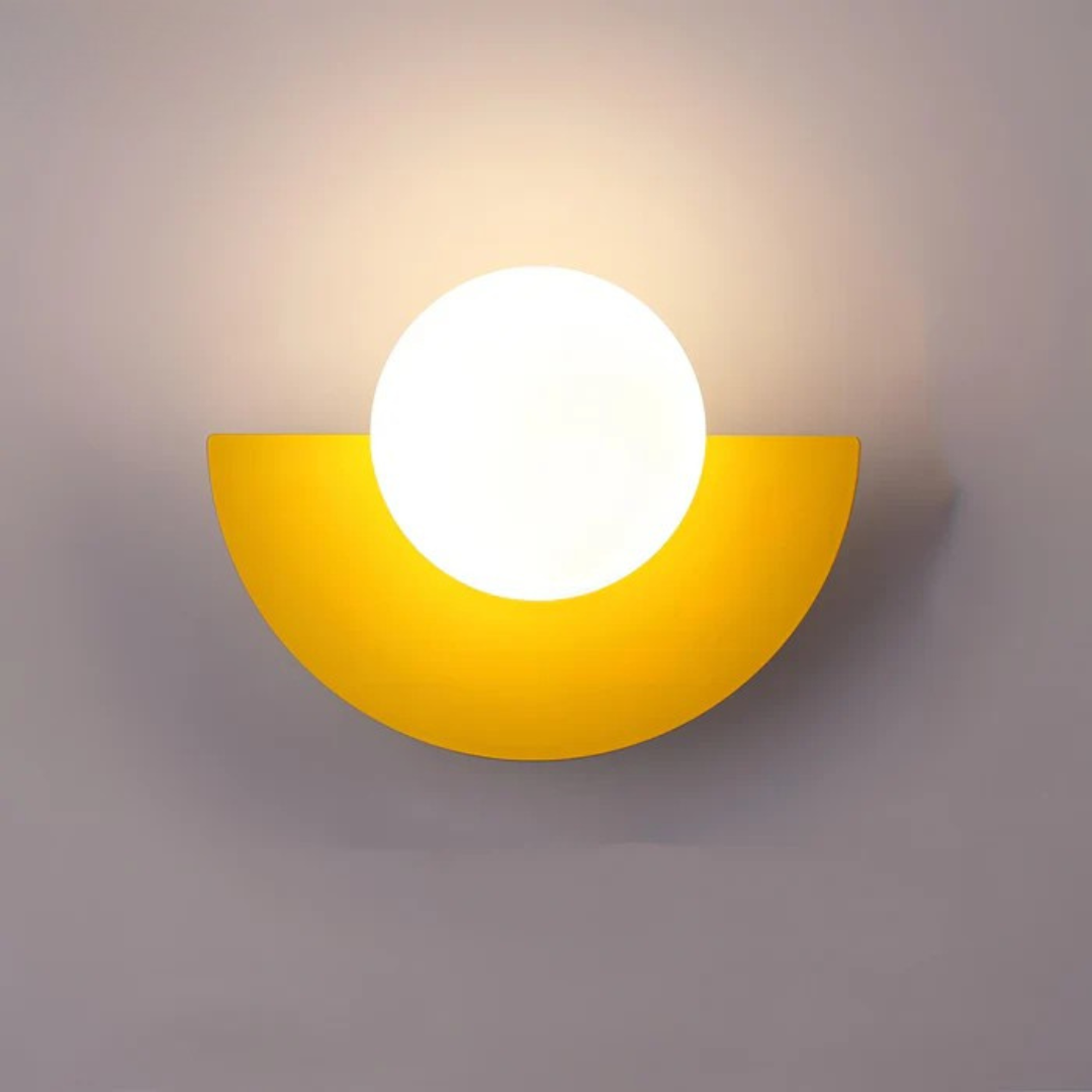 Doniar – Applique da parete LED minimalista moderna con globo in vetro 1 luce