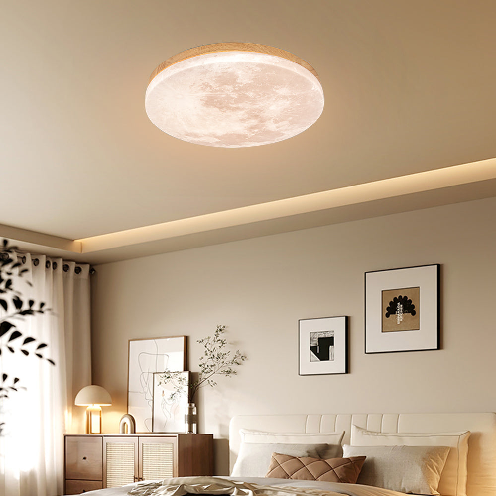 Oryna – Lampada da soffitto LED rotonda piatta