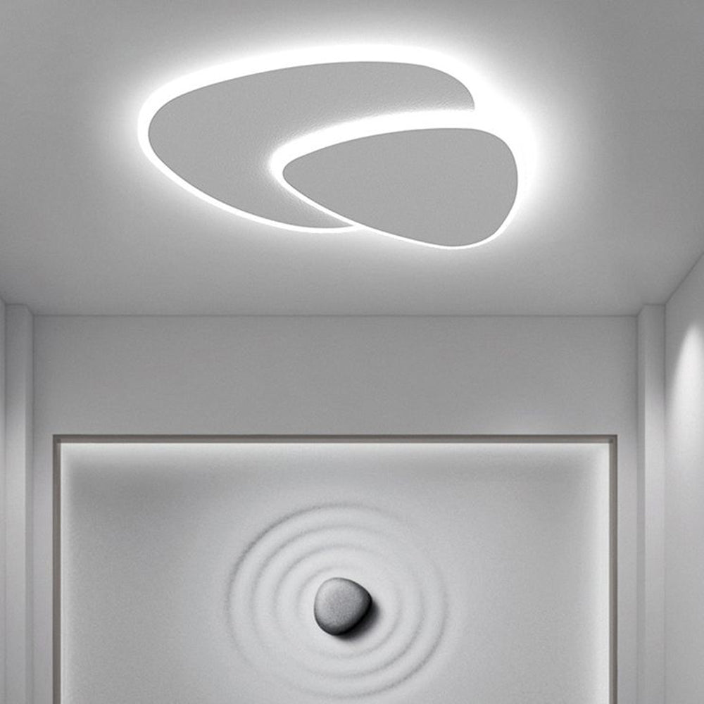 Aliven – Plafonnier moderne blanc métal acrylique