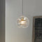 Hailenor - Lampada a sospensione in vetro trasparente ambra LED