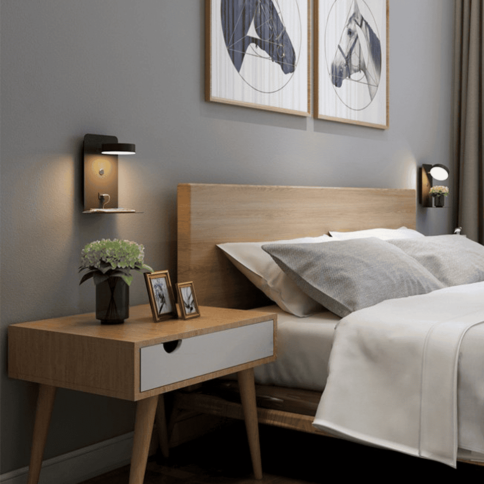 Velorow – Lampada da comodino con luce calda per comfort elegante