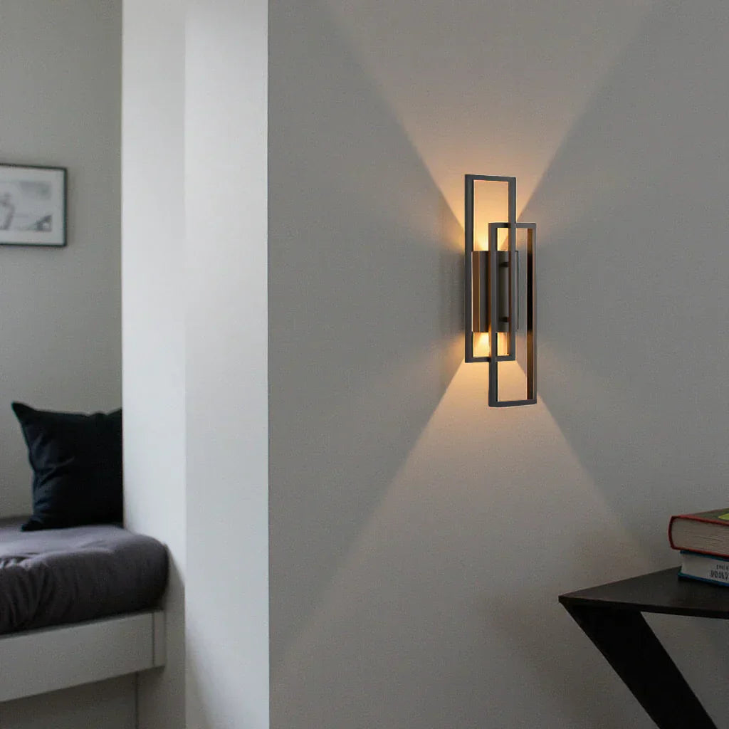 Virexo – Lampada da Parete LED Geometrica Rettangolare