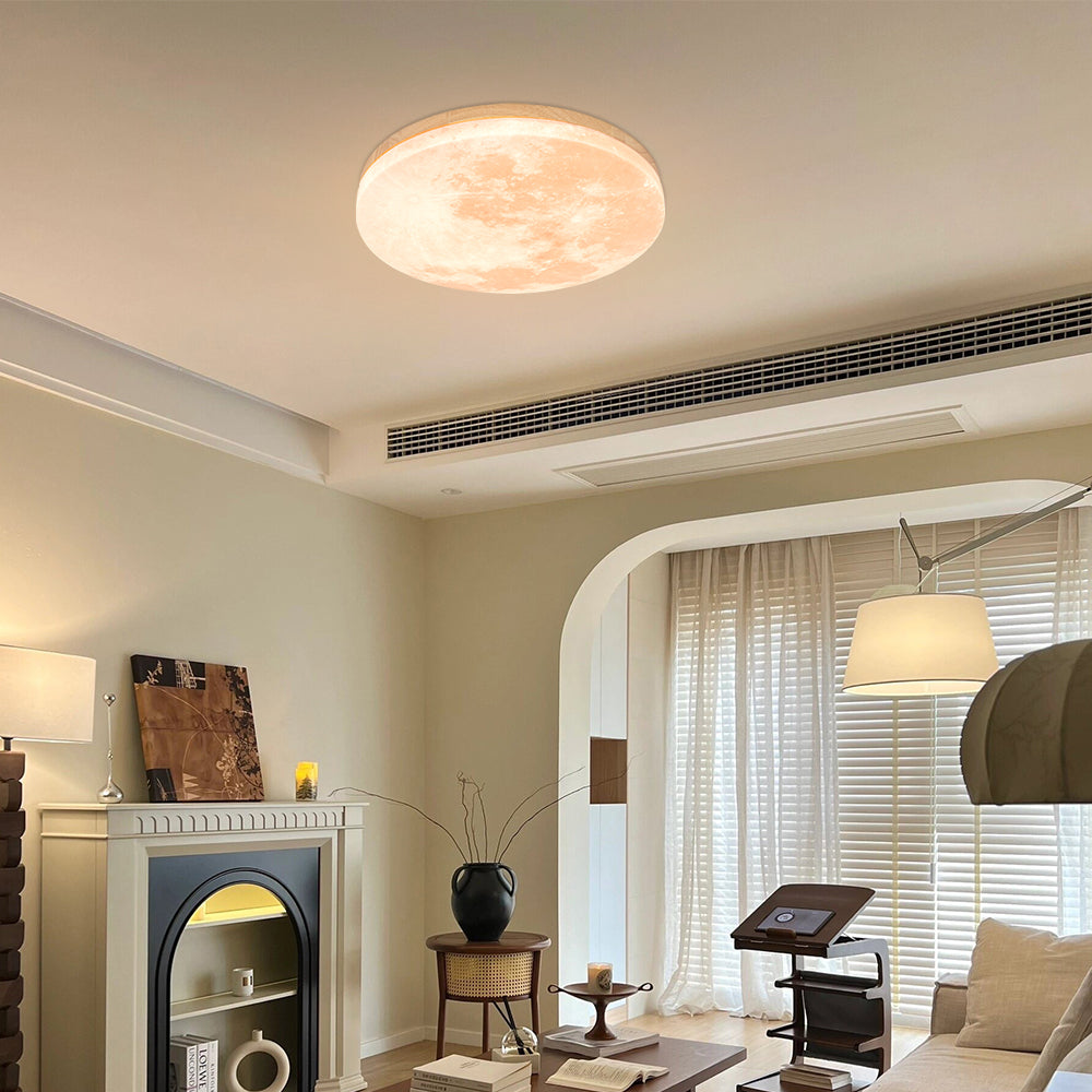 Oryna – Lampada da soffitto LED rotonda piatta