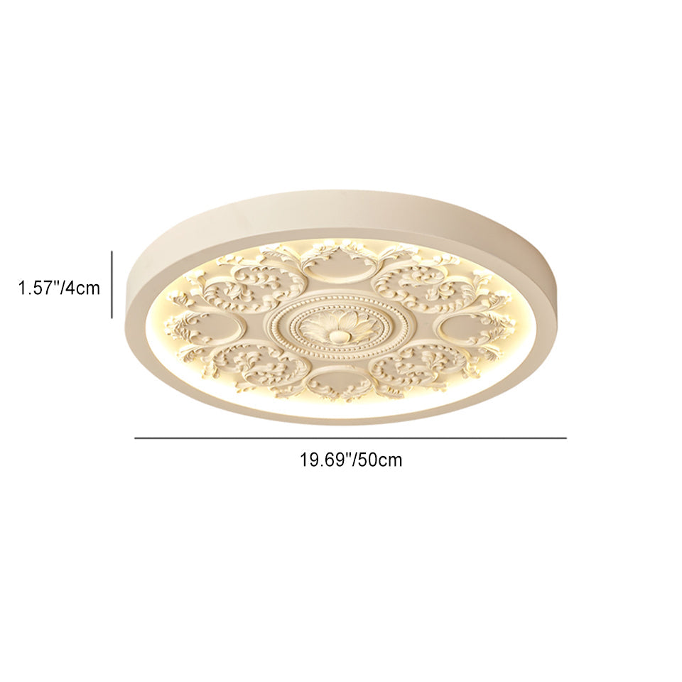 Virelun - Plafonnier LED moderne minimaliste à montage affleurant