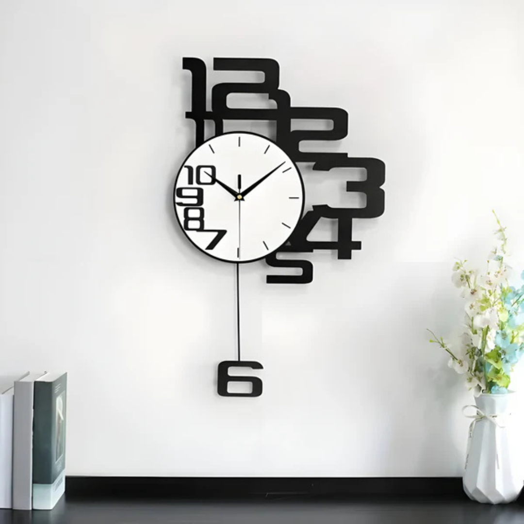 Modern Large Minimalist Wall Clock Non-Ticking Silent - Image 4