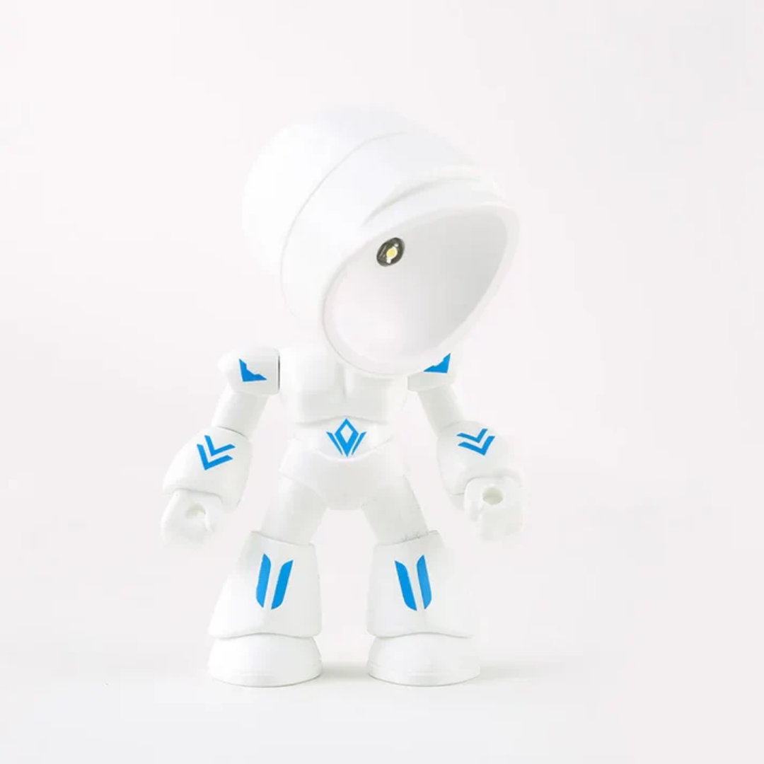 Novaryn – Lampada da tavolo LED moderna ispirata a robot 1 luce