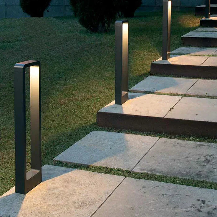 Scandinavian Round LED Outdoor Ground Lights Waterproof Pathway - Image 3