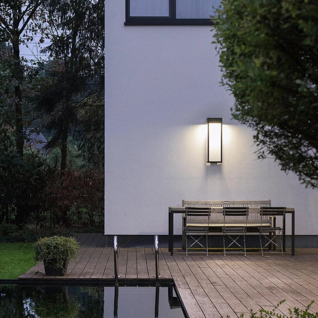 Modern LED Outdoor Wall Lamp Waterproof Dusk to Dawn - Image 3
