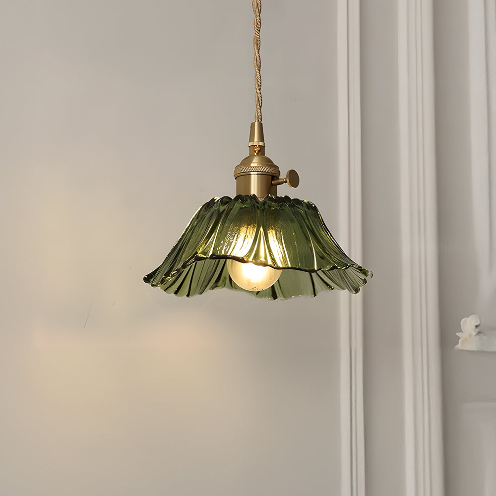 Vireto – Suspension en verre rétro