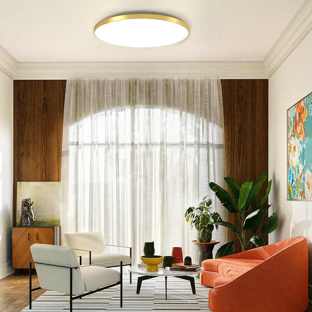 Mylixor – Lampada da soffitto LED rotonda piatta