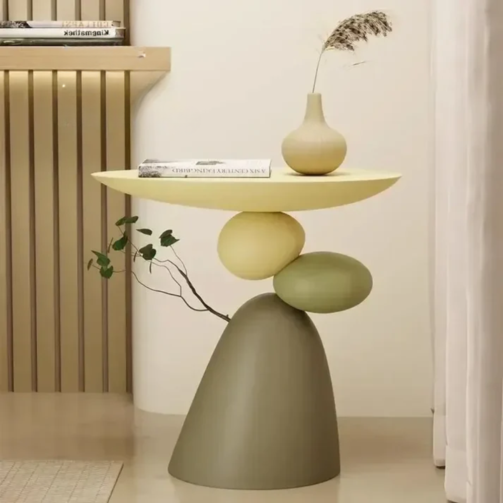 Modern Side Table Storage Luxury Living Room Accent - Image 4